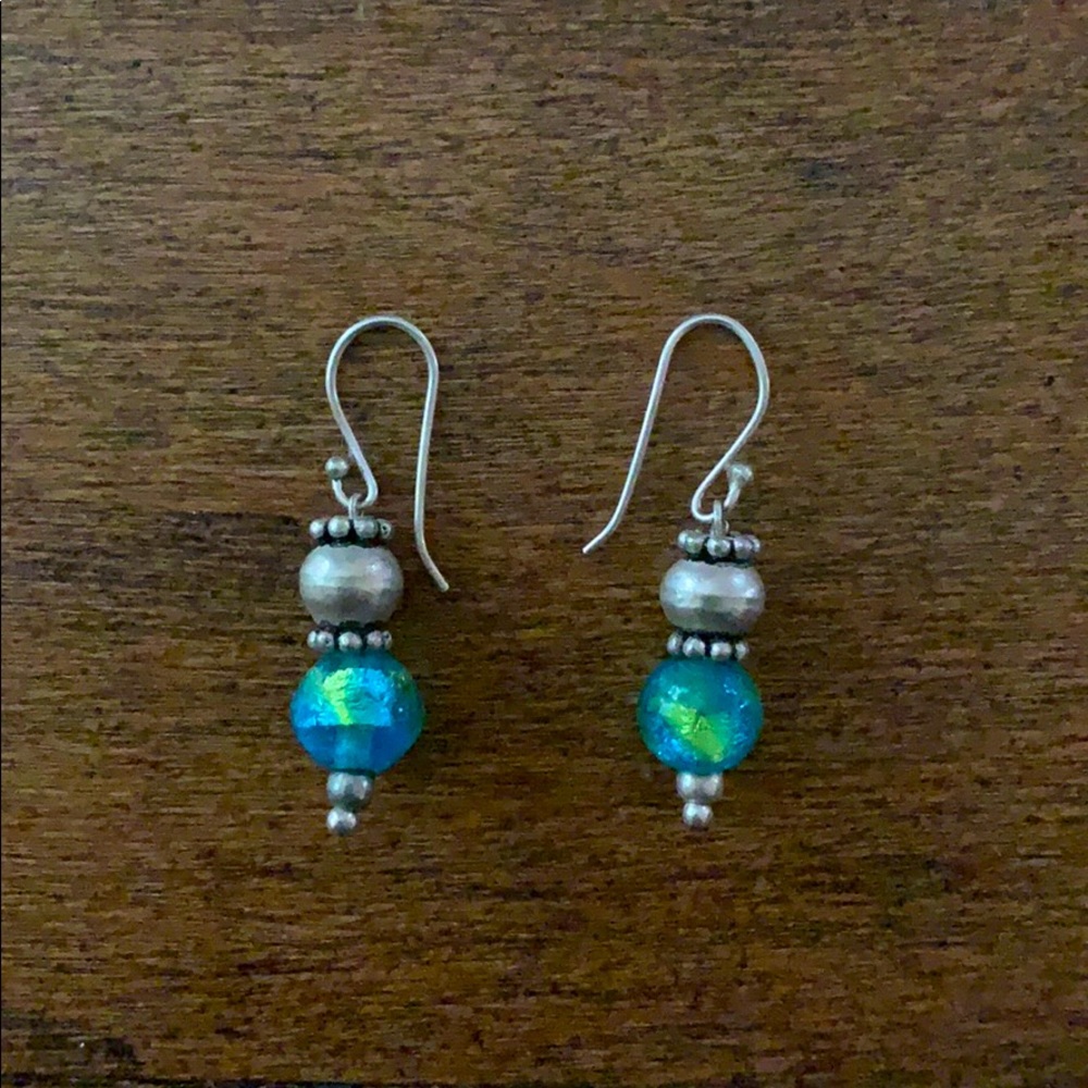 Blue-Green Earrings